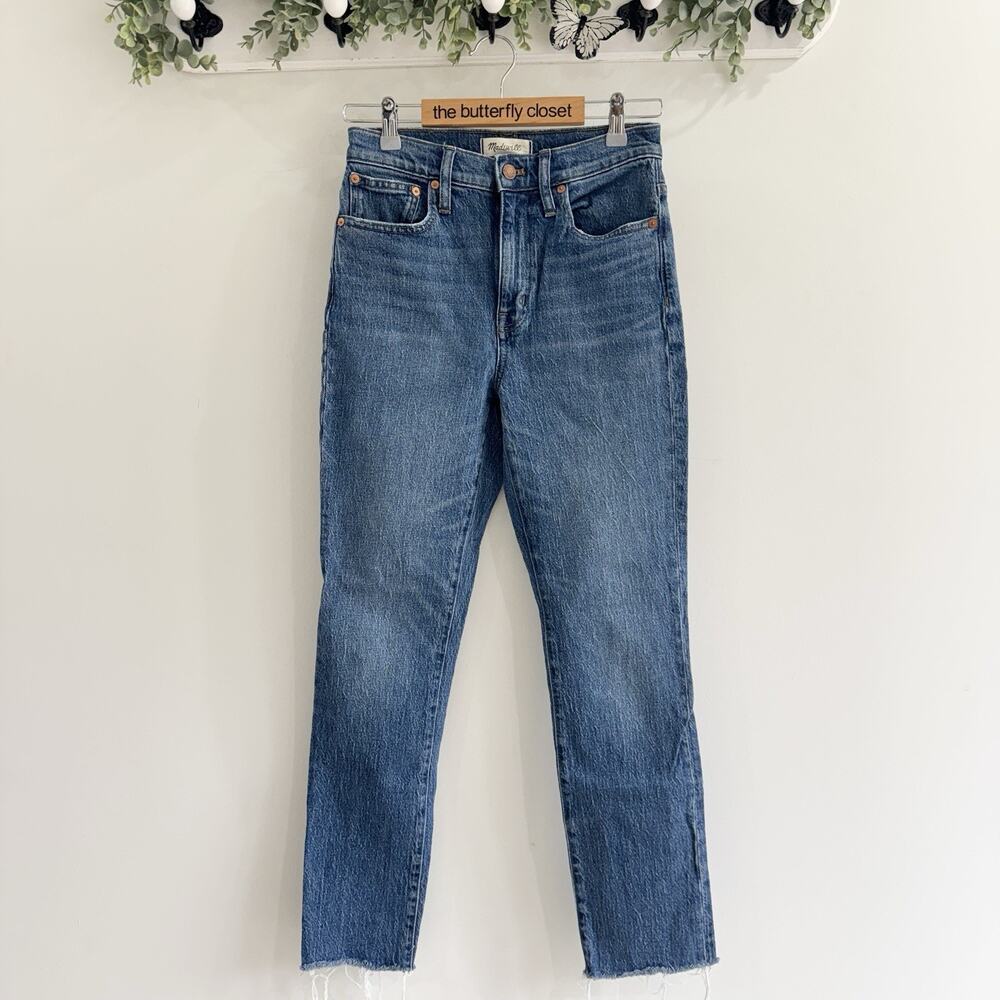 madewell high rise slim boy jean Size 24 AS